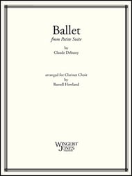 BALLET FROM PETITE SUITE CLARINET CHOIR cover Thumbnail